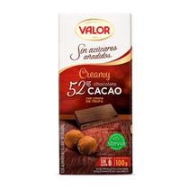 Chocolate Sin Azucar Valor 52% Cacao Con Crema de Trufa 100G