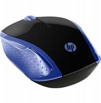 Mouse HP 200 2HU85AA#Abl Sem Fio Preto/Azul