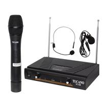 Microfone Sem Fio Tucano TC-220 220V - Preto