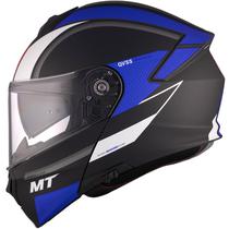 Capacete MT Helmets Genesis SV Cave A7 - Articulado - Tamanho M - com Oculos Interno - Matt Black Blue