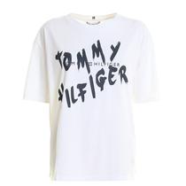 Camiseta Tommy Hilfiger Feminina WW0WW26776-YBR-00 M White