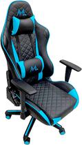 Cadeira Gamer Mtek MK01 Reclinavel - Preto/Azul