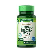 Vitaminas Nature's Truth Ginkgo Biloba 120MG 100 Capsulas