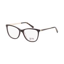 Armacao para Oculos de Grau Visard BF7115 C3 Tam. 54-17-140MM - Marrom/Animal Print