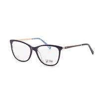 Armacao para Oculos de Grau Visard BF7115 C4 Tam. 54-17-140MM - Azul/Dourado