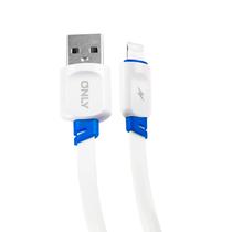Cabo Only Mod 93 Lightning A USB 2.0 Macho 1M - Branco / Azul