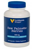 Saw Palmetto Berries The Vitamin Shoppe Specialty (100 Capsulas)