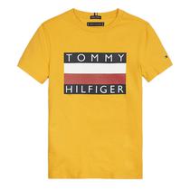 Camiseta Tommy Hilfiger Infantil Masculino M/C KB0KB05547-ZBC-00-08 Golden Glow