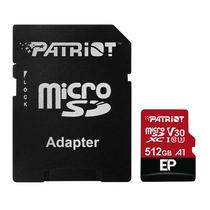 Memoria Micro SD C10 U3 512GB Patriot V30 A1 SDXC PEF512GEP31MCX
