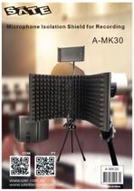 Microfone Sate A-MK30 Acustico Preto