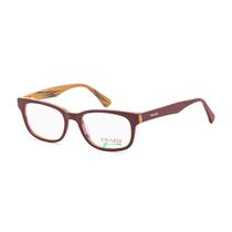 Armacao para Oculos de Grau Unissex Visard M606-C2 - Vermelho/Marrom
