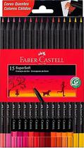 Lapis de Cor Faber Castell Cores Quentes (15 Unidades) 120715SOFTCQ
