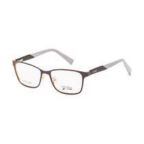 Armacao para Oculos de Grau Visard R72025 C4 Tam. 53-17-140MM - Marrom/Prata
