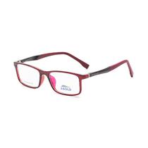 Armacao para Oculos de Grau Asolo 1706 C2 Tam. 51-16-143MM - Vermelho/Preto