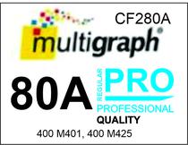 Toner CF280A 80A M400 M401 / 425 Multigraph
