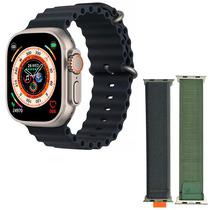 Smartwatch Blulory Glifo Ultra Max - Bluetooth - Pulseiras Extras - Preto
