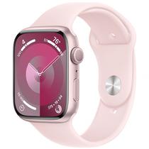 Apple Watch Series 9 45 MM/M/L MR9H3LL A2980 GPS - Pink Aluminum/Light Pink Sport