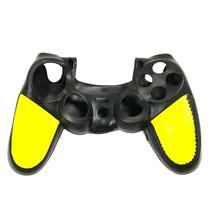 Capa Protetora de Silicone para Controle Dualshock 4 PS4 - Preto e Amarelo