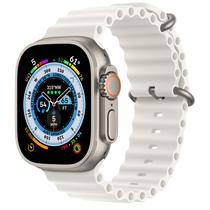 Apple Watch Ultra (GPS + Cellular Caixa de Titanium e Correia Ocean Em Cor White 49 MM MNH83LZ/A