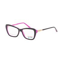 Armacao para Oculos de Grau Visard BC8175 C4 Tam. 53-17-140MM - Preto/Rosa