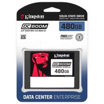SSD Kingston DC600M, 480GB, 2.5", SATA 3, Leitura 560MB/ s, Gravacao 470MB/ s, SEDC600M/ 480G, P/ Servidor