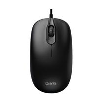 Mouse Optico Quanta QTMO10 USB 1.200 Dpi - Preto