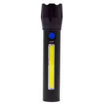 Lanterna Tatico LED Luo LU-180 USB Recarregavel / Impermeavel / Luz de Alimentacao - Preto