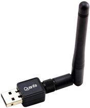 Adaptador Wifi Quanta QTA802 USB com Antena - Preto