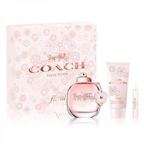 Kit Perfume Coach Floral Edp 90ML + Locao Corporal 100ML + Mini 7.5ML