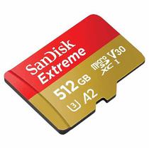 Memoria Micro SD 512 Sandisk Extreme Pro 200-140MB U3 4K c/Adap