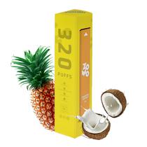 Vape Descartavel Zomo Go! 320 Puffs com 50MG Nicotina - Pineapple Coconut