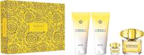 Kit Perfume Versace Yellow Diamond Edt 90ML + 5ML + Shower Gel 100ML + Body Lotion 100ML