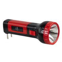 Lanterna Ecopower EP-8254 - 2W - Recarregavel - Preto e Vermelho