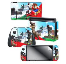 Adesivo para Nintendo Switch Mario Odyssey Cascade Kingdom 022354 com 3 Adesivos