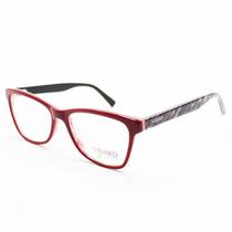 Oculos de Grau Feminino Visard CO5640 53-16-140 Col.05 -Vermelho /Preto $