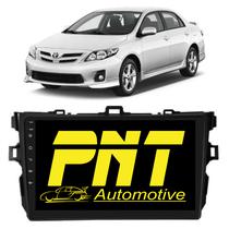 Central Multimidia PNT Toyota Corolla(08-13) 4GB/64GB/4G Octacore And 11 Carplay+And Auto Sem TV