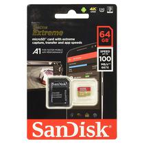 Cartão de Memória Micro SD Extreme 64 GB Sandisk SDSQXA2-064G-GN6MA 160MB/s - SDSQXA2-064G-GN6MA