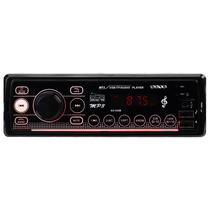 Toca Radio Automotivo Satellite AU342B / MP3 / 20W / USB / SD / Aux / Bluetooth / FM - Preto