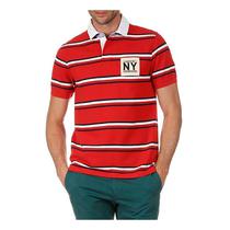 Camiseta Tommy Hilfiger Polo Masculino MW0MW00422-904 s Vermelho Branco