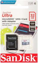 Memoria Microsd Sandisk Ultra 32GB SDSQUNR-032G-GN3MN 100MB/s