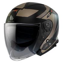 Capacete MT Helmets Thunder 3 SV Jet Modulus A9 - Aberto - Tamanho L - com Oculos Interno - Matt Black