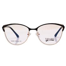 Armacao para Oculos de Grau RX Visard 20205 53-18-143 Col.01 - Preto/Dourado