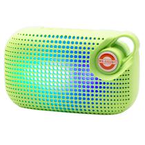 Caixa de Som / Speaker Mobile Multimedia MS-2222BT com Bluetooth / FM Radio / USB / TF / LED Color Full / Recarregavel - Verde