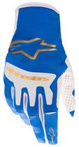 Luva para Moto Alpinestars Techstar Gloves XXL 3561023 7265 - Uncla Blue Brushed Gold