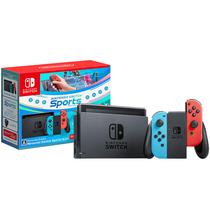 Console Portatil Nintendo Switch Sport Edition Had-s-Kabgr (JPN) com Wi-Fi/HDMI Bivolt - Azul Neon/Vermelho Neon