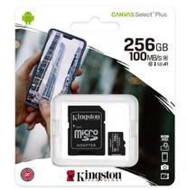 Cartao de Memoria Micro SD Kingston 256GB / 100MBS - (SDCS2/256GB)