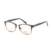 Armacao para Oculos de Grau Visard B2324-TR C19 Tam. 52-18-145MM - Marrom/Animal Print