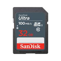 Cartão de Memória SD Sandisk Ultra 100 MB/s C10 32 GB