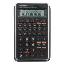 Calculadora Cientifica Sharp EL-501X2B-WH / 146 Funcoes / 10+2 Digitos - Preto