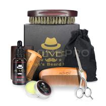 Aliver 6 Pecas Kit de Cuidados para Aparar e Aparar O Crescimento Da Barba para Homens